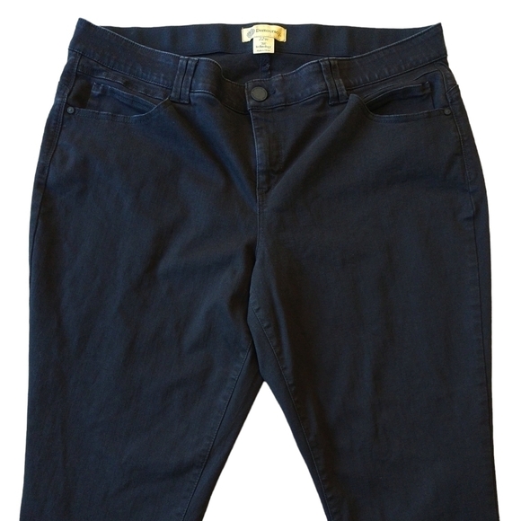 Democracy Ab Technology Black Skinny Jeans Elastic Waistband Tummy Control - Picture 5 of 9